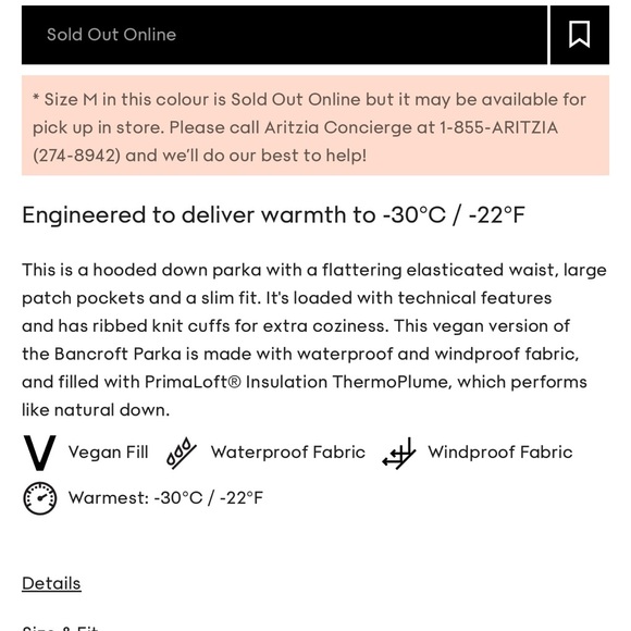 Bancroft parka brand new - Picture 10 of 11